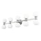 Z-Lite Artemis Vanity, 10-Light, 6.5 In.W x 45 In.L x 10.75 In.H, Brushed Nickel/Matte Opal 494-10V-BN - alternate 3